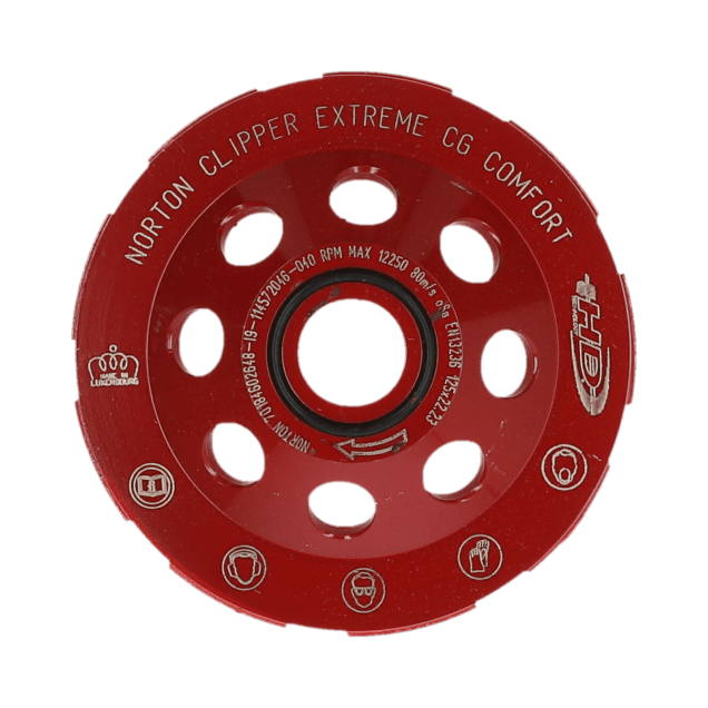 Norton Clipper Extreme CG Comfort Grinding Cup Wheel | Norton